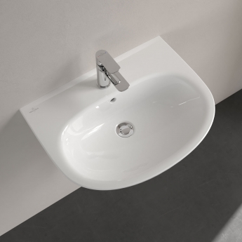 Villeroy & Boch O.Novo Lite Wall Hung Basin 550mm Wide - 1 Tap Hole