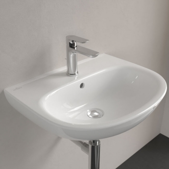 Villeroy & Boch O.Novo Lite Wall Hung Basin 550mm Wide - 1 Tap Hole