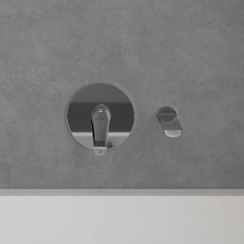 Villeroy & Boch O.novo Bath Spout Wall Mounted 231mm - Chrome