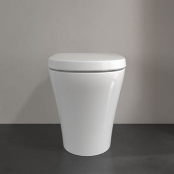 Villeroy & Boch O.novo Rimless Back to Wall Toilet White Alpin - Soft Close Seat