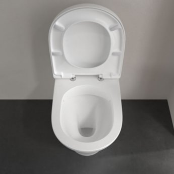 Villeroy & Boch O.novo Rimless Back to Wall Pan White Alpin - Excluding Seat