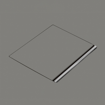 Villeroy & Boch Squaro Infinity Grey 40mm Quaryl Rectangular Shower Tray