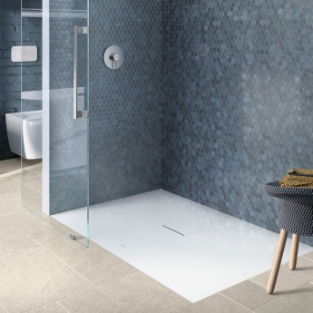 Villeroy & Boch Squaro Infinity White 40mm Quaryl Rectangular Shower Tray