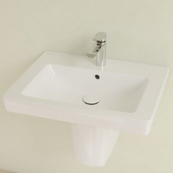 Villeroy & Boch Subway 2.0 Wall Hung Basin 600mm Wide - 1 Tap Hole