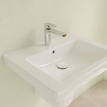 Villeroy & Boch Subway 2.0 Wall Hung Basin 600mm Wide - 1 Tap Hole