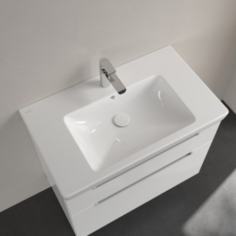 Villeroy & Boch Subway 2.0 Wall Hung Basin 800mm Wide 1 Tap Hole - White Alpin | Product Image