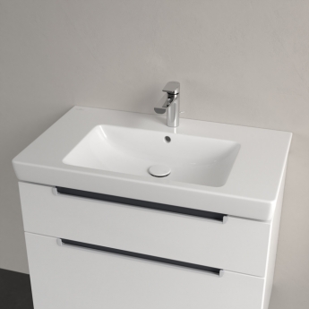 Villeroy & Boch Subway 2.0 Wall Hung Basin 800mm Wide 1 Tap Hole - White Alpin | Product Image