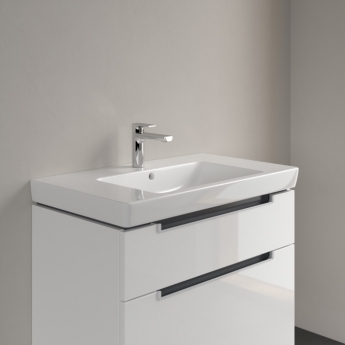 Villeroy & Boch Subway 2.0 Wall Hung Basin 800mm Wide 1 Tap Hole - White Alpin | Product Image