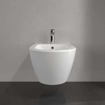 Villeroy & Boch Subway 2.0 Wall Hung Bidet 375mm Wide - 1 Tap Hole