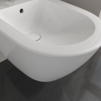 Villeroy & Boch Subway 2.0 Wall Hung Bidet 375mm Wide - 1 Tap Hole