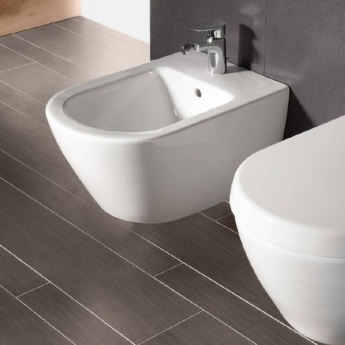 Villeroy & Boch Subway 2.0 Wall Hung Bidet 375mm Wide - 1 Tap Hole