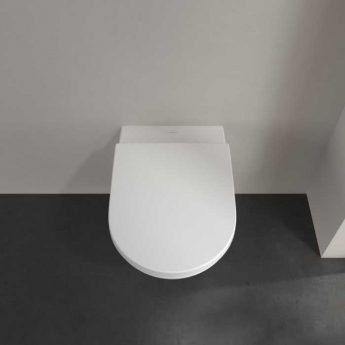 Villeroy & Boch Subway 3.0 Rimless Wall Hung Toilet with TwistFlush - Soft Close Seat