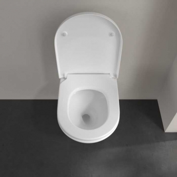 Villeroy & Boch Subway 3.0 Rimless Wall Hung Toilet with TwistFlush - Soft Close Seat