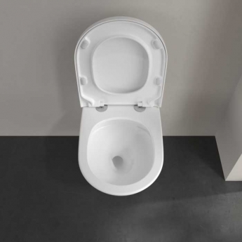 Villeroy & Boch Subway 3.0 Rimless Wall Hung Toilet with TwistFlush - Soft Close Seat