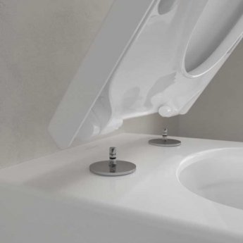 Villeroy & Boch Subway 3.0 Rimless Wall Hung Toilet with TwistFlush - Soft Close Seat
