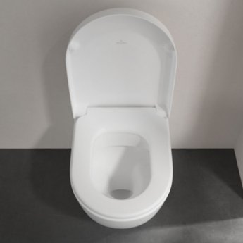 Villeroy & Boch Subway 2.0 Rimless Back to Wall Toilet White Alpin - Soft Close Seat