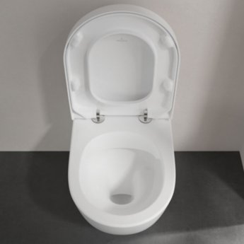 Villeroy & Boch Subway 2.0 Rimless Back to Wall Toilet White Alpin - Soft Close Seat