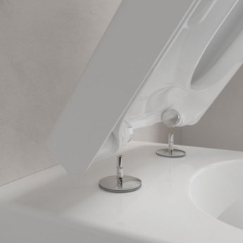 Villeroy & Boch Subway 2.0 Rimless Back to Wall Toilet White Alpin - Soft Close Seat