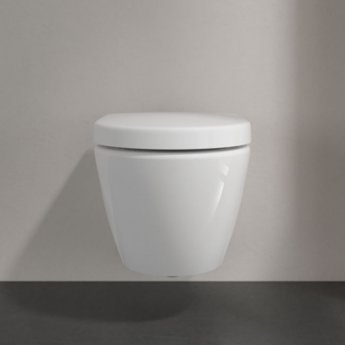 Villeroy & Boch Subway 2.0 Compact Rimless Wall Hung Toilet White Alpin - Soft Close Seat