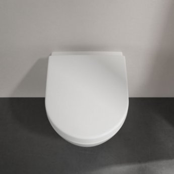Villeroy & Boch Subway 2.0 Compact Rimless Wall Hung Toilet White Alpin - Soft Close Seat