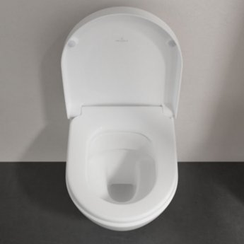 Villeroy & Boch Subway 2.0 Compact Rimless Wall Hung Toilet White Alpin - Soft Close Seat