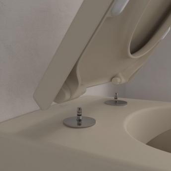 Villeroy & Boch Subway 2.0 Rimless Washdown Wall Hung Toilet and Soft Close Seat - Almond