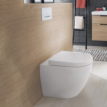 Villeroy & Boch Subway 2.0 Quick Release Soft Close Toilet Seat and Cover - White Alpin