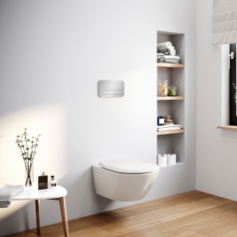 Villeroy & Boch Subway 2.0 5-in-1 Rimless Wall Hung Toilet and Frame Bundle | Product Image