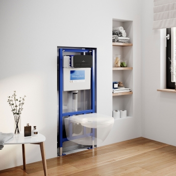 Villeroy & Boch Subway 2.0 5-in-1 Rimless Wall Hung Toilet and Frame Bundle | Product Image