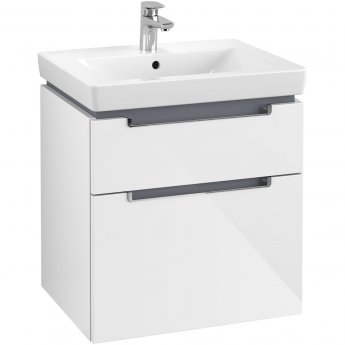 Villeroy & Boch Subway 600mm 2-Drawer Wall Hung Vanity Unit