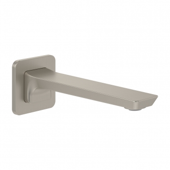 Villeroy & Boch Subway 3.0 Bath Spout Wall Mounted 216mm - Brushed Nickel Matt | Product Image