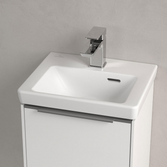 Villeroy & Boch Subway 3.0 Wall Hung Basin 370mm Wide 1 Tap Hole - Stone White | Product Image