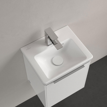 Villeroy & Boch Subway 3.0 Wall Hung Basin 370mm Wide 1 Tap Hole - Stone White | Product Image