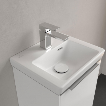 Villeroy & Boch Subway 3.0 Wall Hung Basin 370mm Wide 1 Tap Hole - Stone White | Product Image