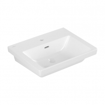 Villeroy & Boch Subway 3.0 Wall Hung Basin 550mm Wide 1 Tap Hole - White Alpin