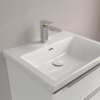 Villeroy & Boch Subway 3.0 Wall Hung Basin 600mm Wide 1 Tap Hole - White Alpin