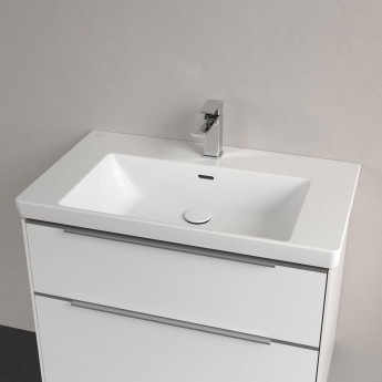 Villeroy & Boch Subway 3.0 Wall Hung Basin 800mm Wide 1 Tap Hole - White Alpin