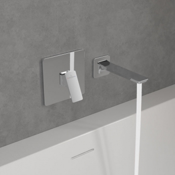 Villeroy & Boch Subway 3.0 Bath Spout Wall Mounted 216mm - Chrome