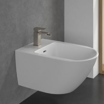 Villeroy & Boch Subway 3.0 Bidet Mixer Tap - Brushed Nickel Matt