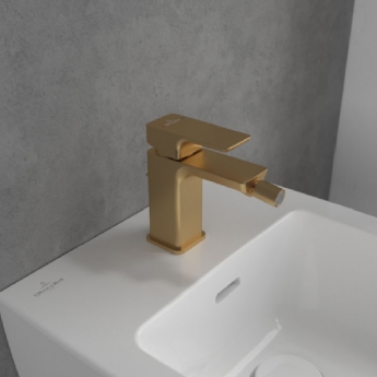 Villeroy & Boch Subway 3.0 Bidet Mixer Tap - Brushed Gold