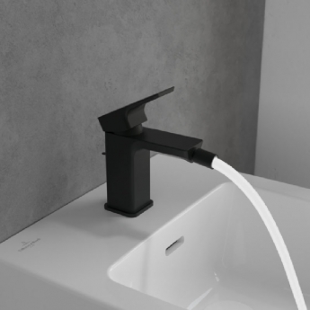 Villeroy & Boch Subway 3.0 Bidet Mixer Tap - Matt Black