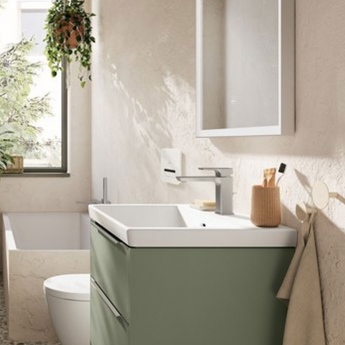 Villeroy & Boch Subway 3.0 Wall Mounted Bath Shower Mixer Tap - Brushed Nickel Matt