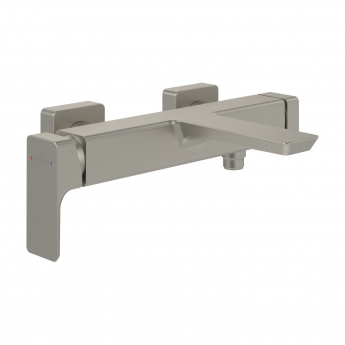 Villeroy & Boch Subway 3.0 Wall Mounted Bath Shower Mixer Tap - Brushed Nickel Matt