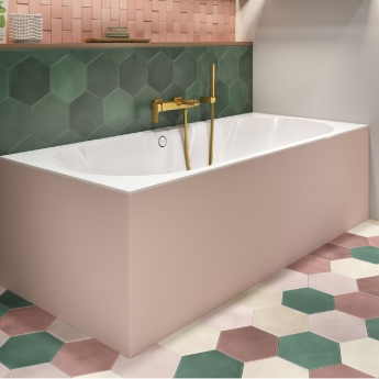 Villeroy & Boch Subway 3.0 Wall Mounted Bath Shower Mixer Tap - Brushed Gold