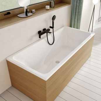 Villeroy & Boch Subway 3.0 Wall Mounted Bath Shower Mixer Tap - Matt Black