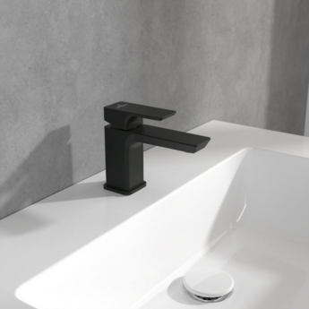 Villeroy & Boch Subway 3.0 Mini Mono Basin Mixer Tap without Waste - Matt Black