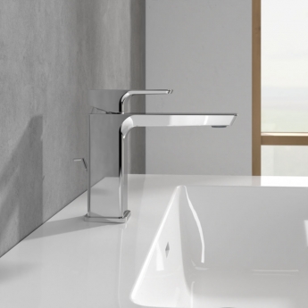 Villeroy & Boch Subway 3.0 Basin Mixer Tap with Pop-Up Waste - Chrome