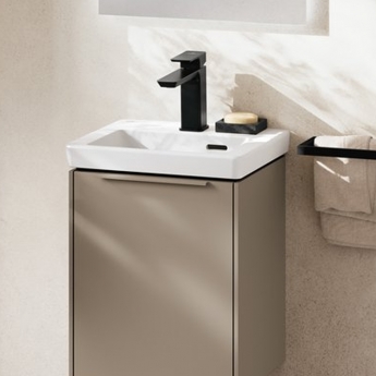 Villeroy & Boch Subway 3.0 Basin Mixer Tap with Pop-Up Waste - Matt Black | Product Image