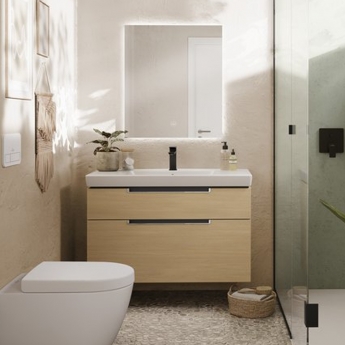 Villeroy & Boch Subway 3.0 Basin Mixer Tap with Pop-Up Waste - Matt Black | Product Image