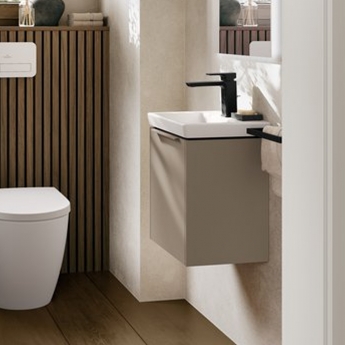 Villeroy & Boch Subway 3.0 Basin Mixer Tap with Pop-Up Waste - Matt Black | Product Image